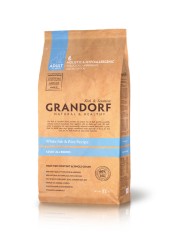 Grandorf Adult Medium&Maxi сухой корм для взрослых собак средних и крупных пород с белой рыбой 1 кг. 